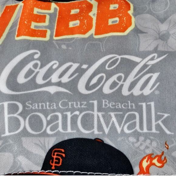 GIANTS MLB MEN'S SHORT-SLEEVE BUTTON-UP TEAM SHIRT SIZE MEDIUM - Picture 4 of 8